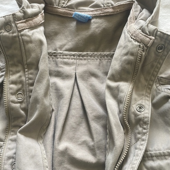 Childrens Place Khaki Hooded Unlined Jacket - Picture 8 of 8